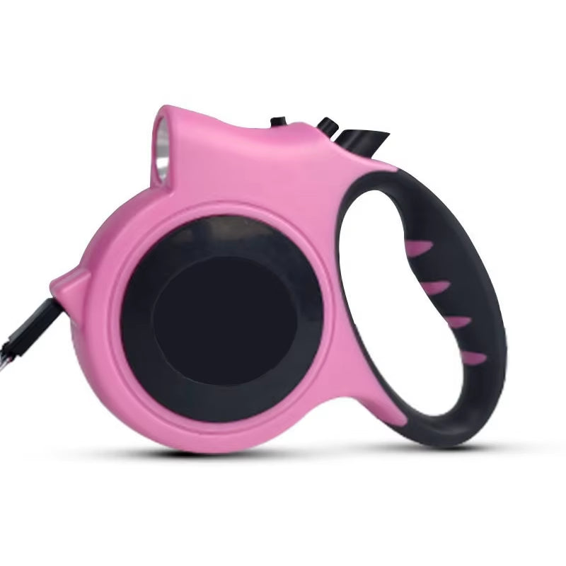 The Pet Leash Comes with a Light, Automatic Retractable, Cat Leash, Dog Leash with Light, Extended Dog Chain, Enhanced Version of the Light