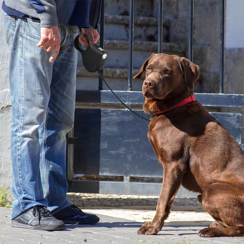 The Pet Leash Comes with a Light, Automatic Retractable, Cat Leash, Dog Leash with Light, Extended Dog Chain, Enhanced Version of the Light